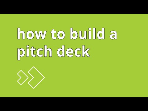 how to build a pitch deck?