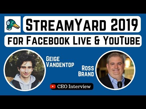 StreamYard: How to Host a Live Stream Show on Facebook or YouTube