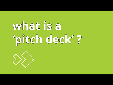 what is a pitch deck?