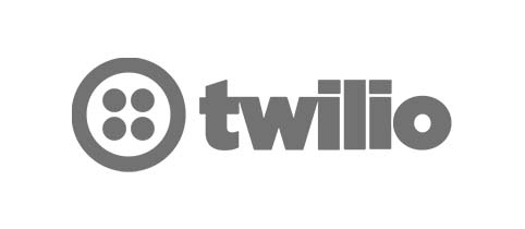 Twilio logo, on M Accelerator virtual program webpage