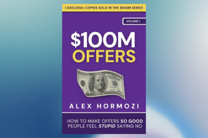 a book cover with money and text