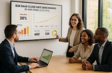 B2B SaaS Close Rate Benchmarks by ARR Stage (2025 Data)