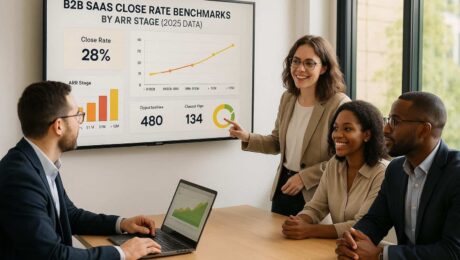 B2B SaaS Close Rate Benchmarks by ARR Stage (2025 Data)