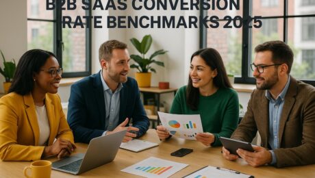 B2B SaaS Conversion Rate Benchmarks 2025